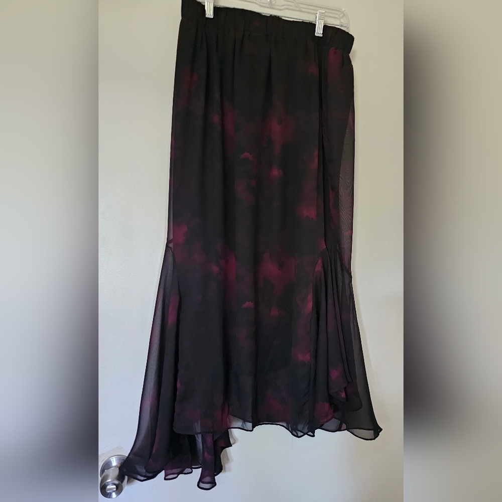 Disturbia Vesta Chiffon Handkerchief Midaxi Skirt Size 12